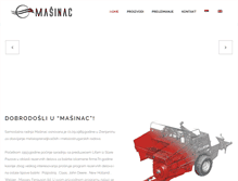 Tablet Screenshot of masinac.com